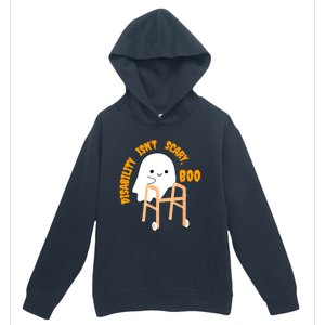 Spooky Disability Isn’t Scary Boo Cute Halloween Funny Urban Pullover Hoodie