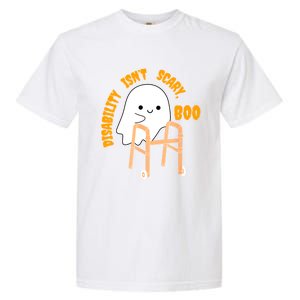 Spooky Disability Isn’t Scary Boo Cute Halloween Funny Garment-Dyed Heavyweight T-Shirt