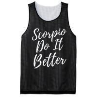 Scorpio Do it Better Scorpio Sign Zodiac Horoscope Scorpion Mesh Reversible Basketball Jersey Tank