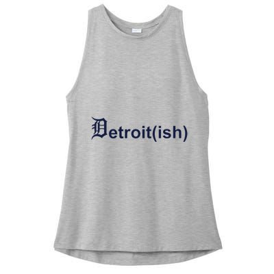 Surburban Detroit Ish Ladies PosiCharge Tri-Blend Wicking Tank
