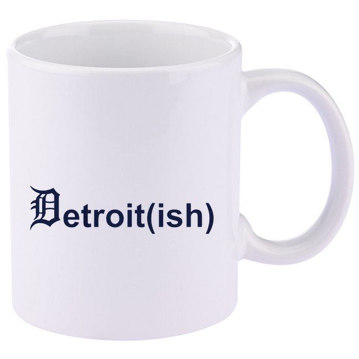 Surburban Detroit Ish 11oz C Handle Ceramic Mug