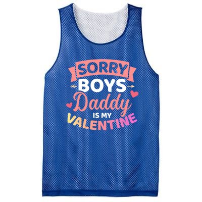 Sorry Daddy Is My Valentine's Day Gift Mesh Reversible Basketball Jersey Tank