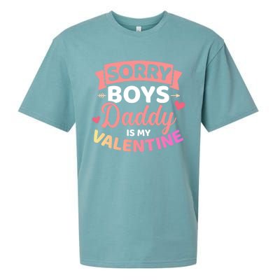 Sorry Daddy Is My Valentine's Day Gift Sueded Cloud Jersey T-Shirt