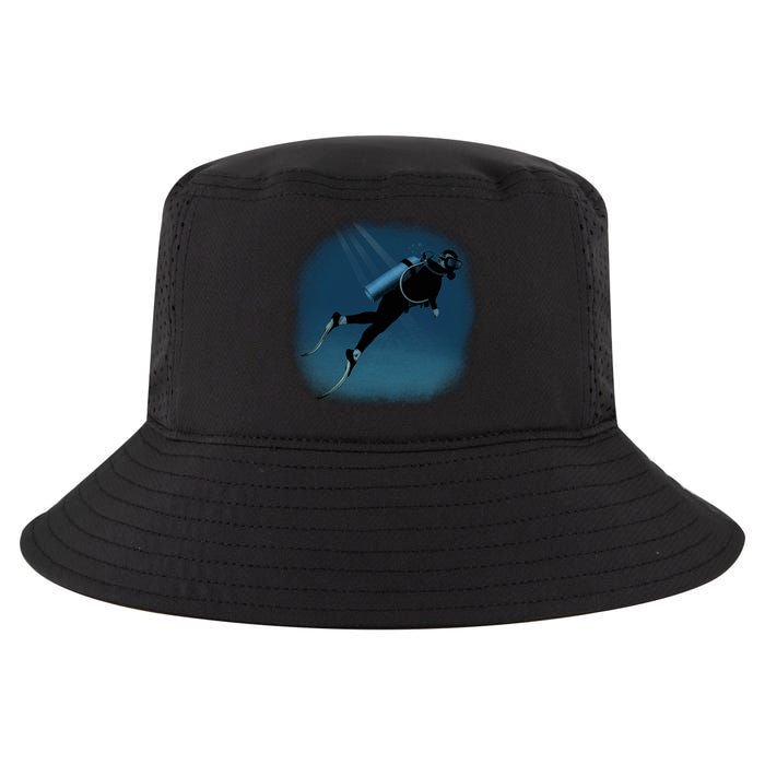 Scuba Diving Illustration Cool Comfort Performance Bucket Hat