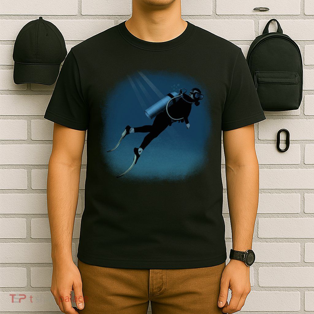 Scuba Diving Illustration T-Shirt