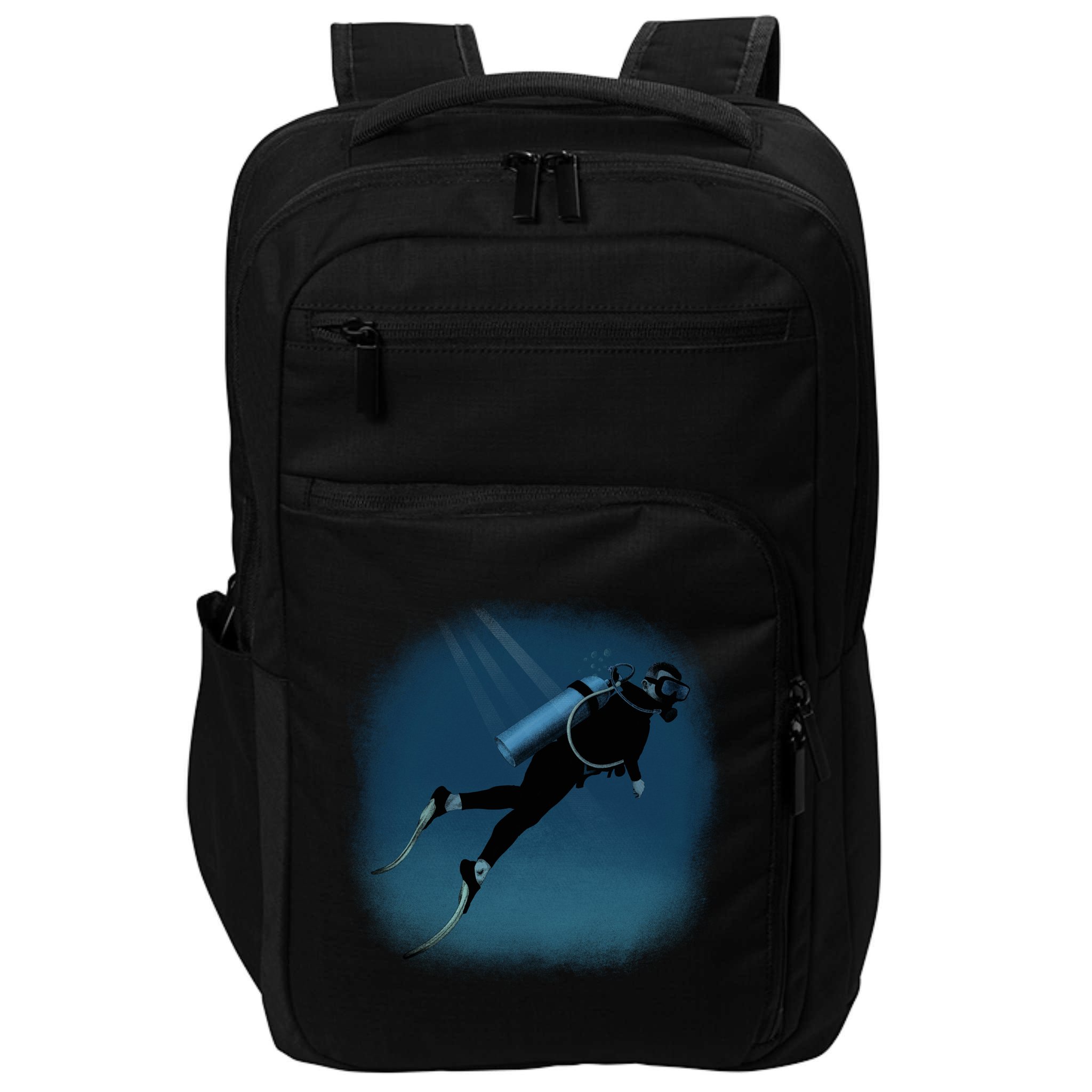 Scuba Diving Illustration Impact Tech Backpack