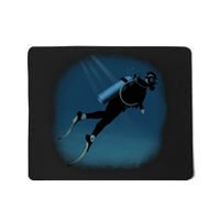 Scuba Diving Illustration Mousepad