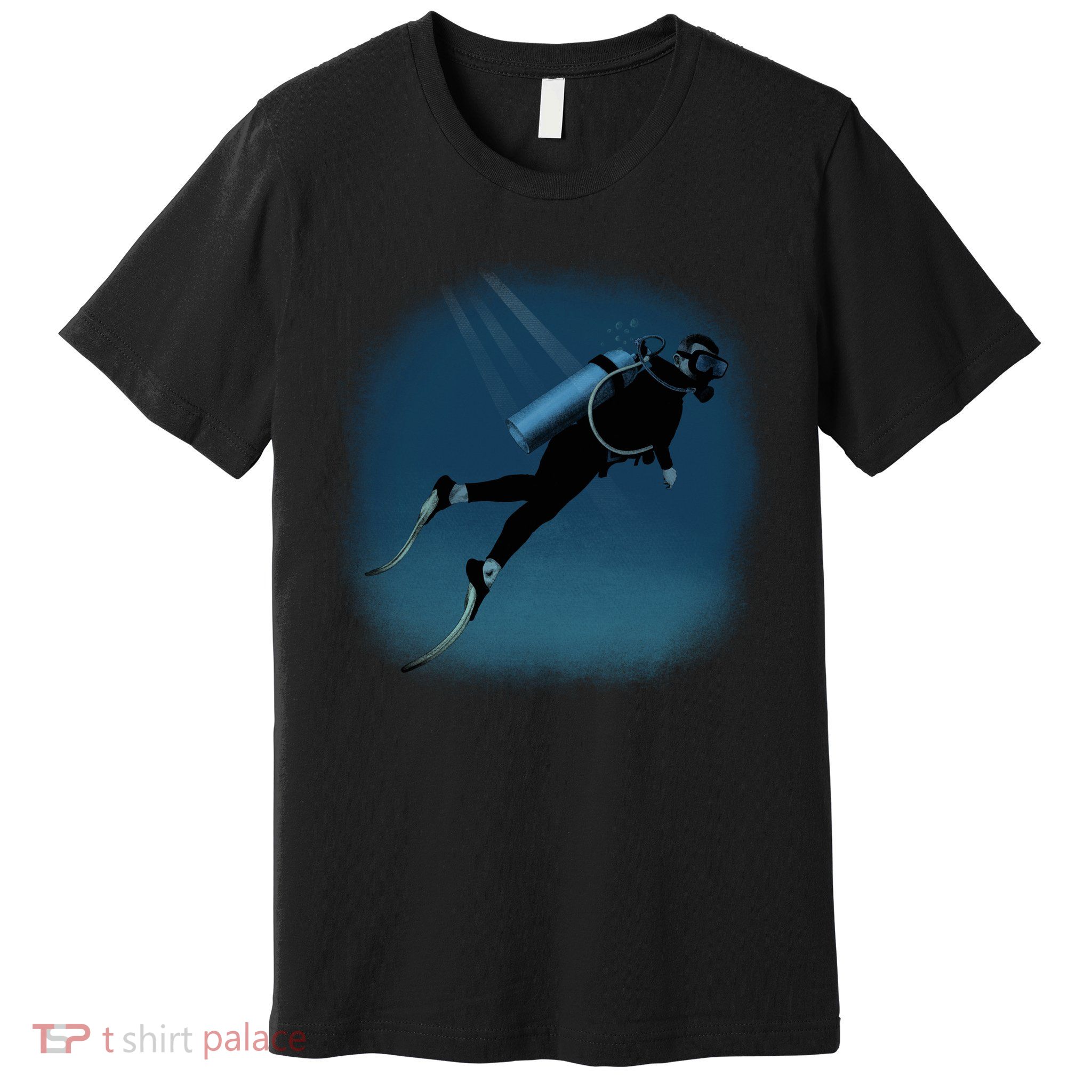 Scuba Diving Illustration Premium T-Shirt
