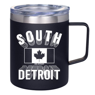 South Detroit Ink Detroit 12oz Stainless Steel Coffee Mug