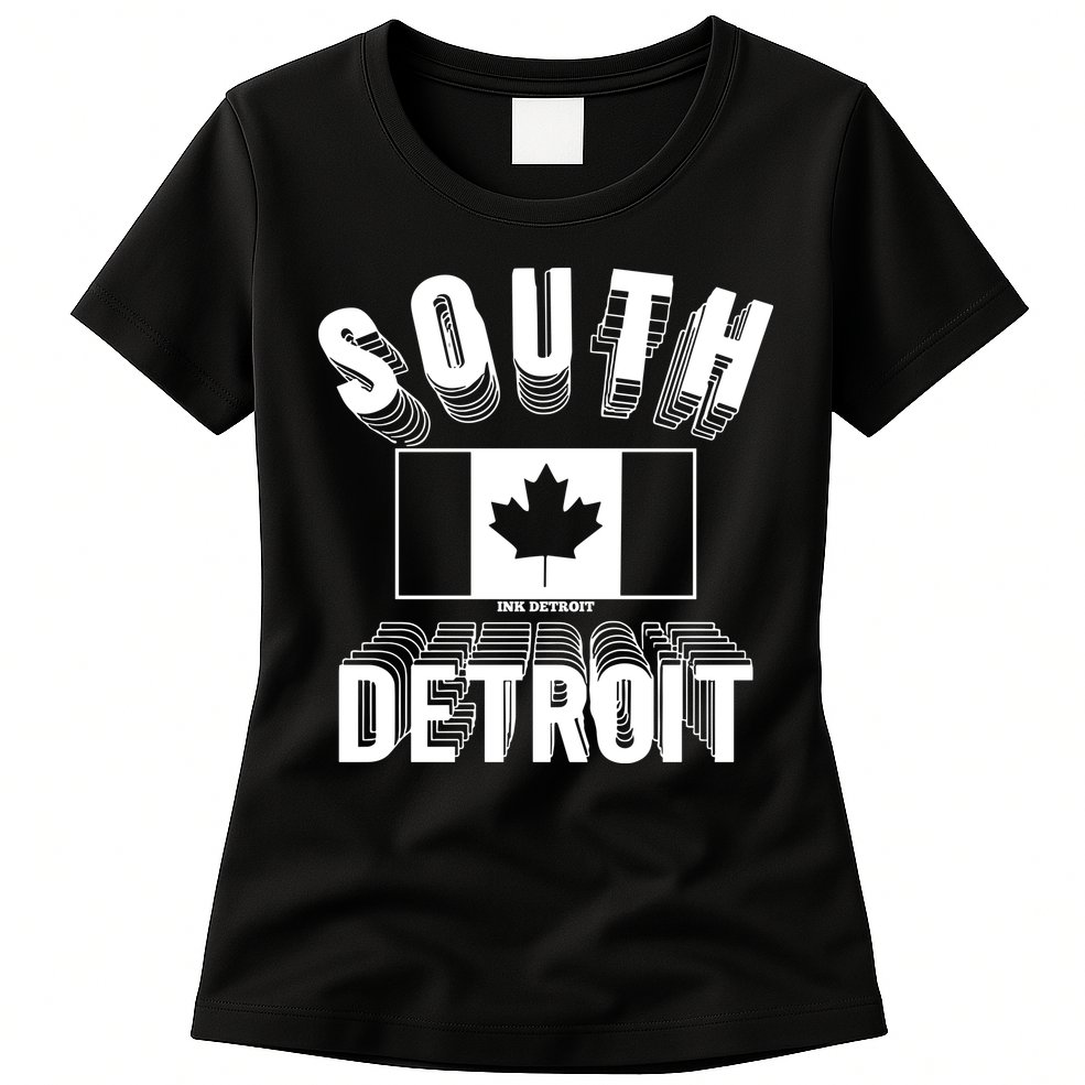 South Detroit Ink Detroit Womens T-Shirt