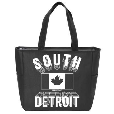 South Detroit Ink Detroit Zip Tote Bag