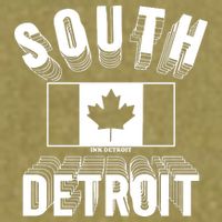South Detroit Ink Detroit Garment-Dyed Women's Muscle Tee