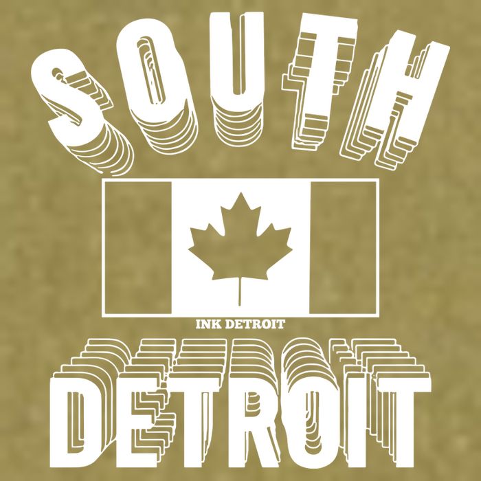 South Detroit Ink Detroit Garment-Dyed Women's Muscle Tee