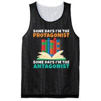 Some Days Im The Protagonist Some Days Im The Antagonist Mesh Reversible Basketball Jersey Tank