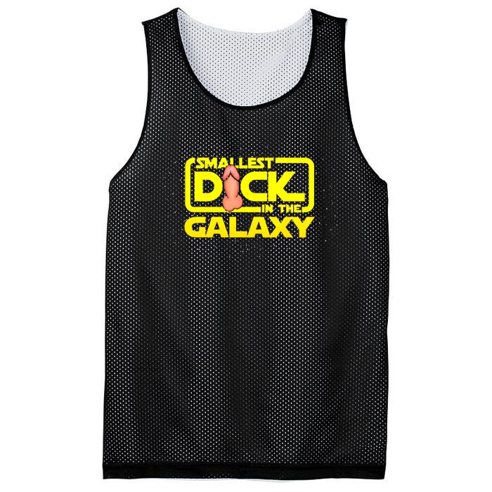 Smallest Dick In The Galaxy Funny Adult Sex Joke Gift Idea Mesh Reversible Basketball Jersey Tank