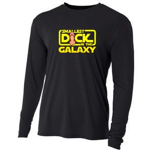 Smallest Dick In The Galaxy Funny Adult Sex Joke Gift Idea Cooling Performance Long Sleeve Crew