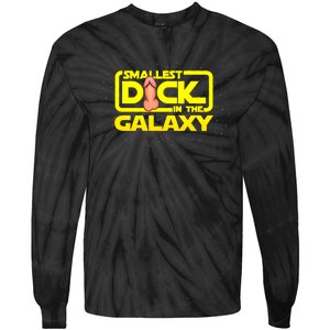 Smallest Dick In The Galaxy Funny Adult Sex Joke Gift Idea Tie-Dye Long Sleeve Shirt