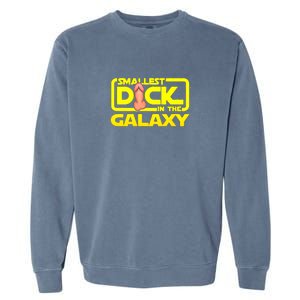 Smallest Dick In The Galaxy Funny Adult Sex Joke Gift Idea Garment-Dyed Sweatshirt