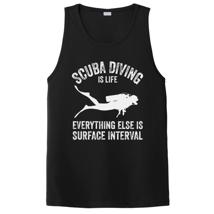 Scuba Diving Is Life Everything Else Is Surface Interval PosiCharge Competitor Tank