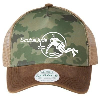 Scuba Dude Iconic Diver For Diving And Watch Enthusiasts Legacy Tie Dye Trucker Hat