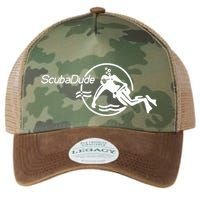 Scuba Dude Iconic Diver For Diving And Watch Enthusiasts Legacy Tie Dye Trucker Hat