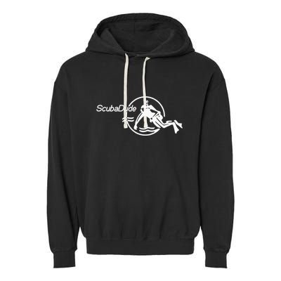 Scuba Dude Iconic Diver For Diving And Watch Enthusiasts Garment-Dyed Fleece Hoodie