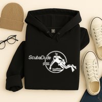 Scuba Dude Iconic Diver For Diving And Watch Enthusiasts Hoodie