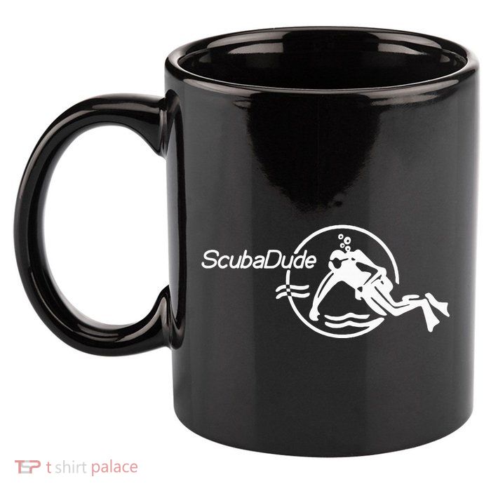 Scuba Dude Iconic Diver For Diving And Watch Enthusiasts 11oz C Handle Ceramic Mug