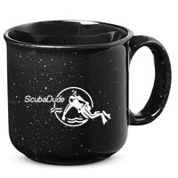 Scuba Dude Iconic Diver For Diving And Watch Enthusiasts 15oz Campfire Ceramic Mug