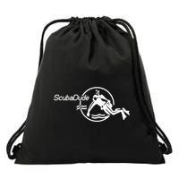 Scuba Dude Iconic Diver For Diving And Watch Enthusiasts Drawstring Bag