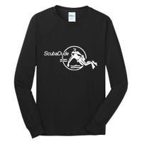 Scuba Dude Iconic Diver For Diving And Watch Enthusiasts Tall Long Sleeve T-Shirt