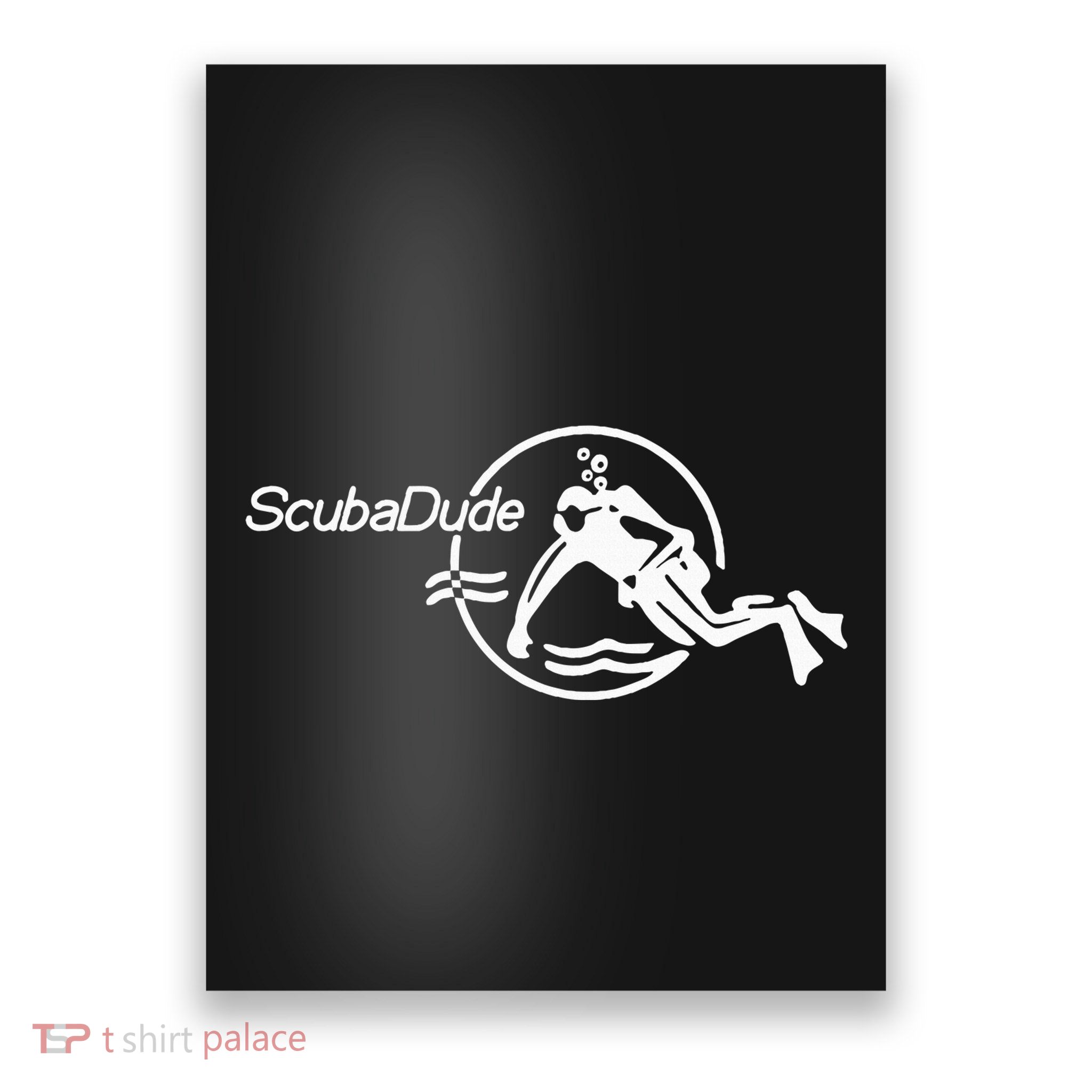 Scuba Dude Iconic Diver For Diving And Watch Enthusiasts Poster