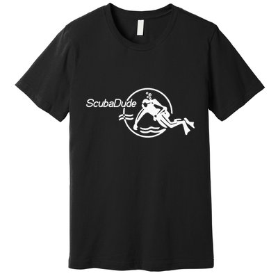 Scuba Dude Iconic Diver For Diving And Watch Enthusiasts Premium T-Shirt
