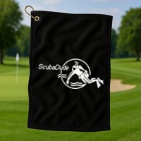 Scuba Dude Iconic Diver For Diving And Watch Enthusiasts Golf Towel