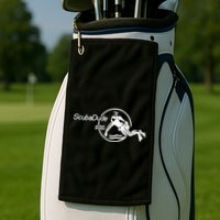 Scuba Dude Iconic Diver For Diving And Watch Enthusiasts Golf Towel