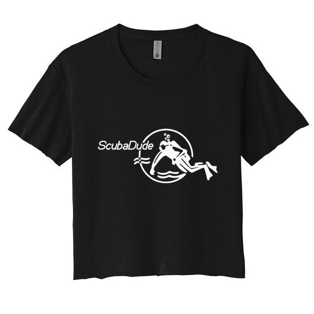 Scuba Dude Iconic Diver For Diving And Watch Enthusiasts Crop Top