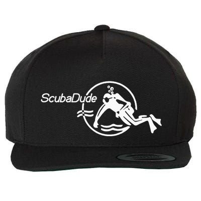 Scuba Dude Iconic Diver For Diving And Watch Enthusiasts Wool Snapback Cap