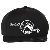Scuba Dude Iconic Diver For Diving And Watch Enthusiasts Wool Snapback Cap