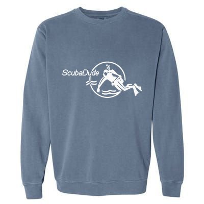 Scuba Dude Iconic Diver For Diving And Watch Enthusiasts Garment-Dyed Sweatshirt