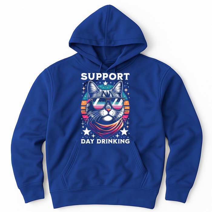 Support Day Ing Advocate Alcohol Enthusiast Cat Gift Hoodie