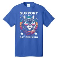 Support Day Ing Advocate Alcohol Enthusiast Cat Gift Tall T-Shirt