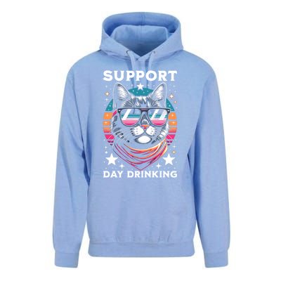 Support Day Ing Advocate Alcohol Enthusiast Cat Gift Unisex Surf Hoodie