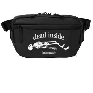 Snazzyseagull Dead Inside And Outside Skeleton Crossbody Pack