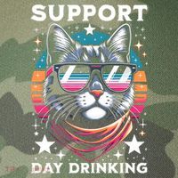 Support Day Ing Advocate Alcohol Enthusiast Cat Gift Legacy Tie Dye Trucker Hat