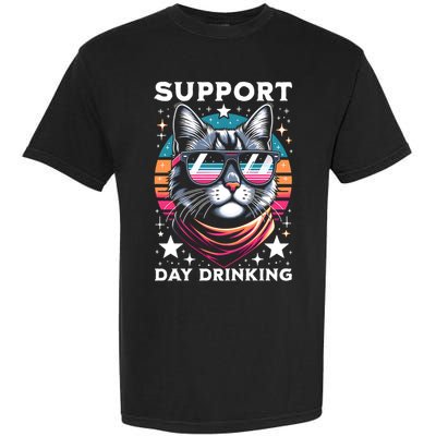 Support Day Ing Advocate Alcohol Enthusiast Cat Gift Garment-Dyed Heavyweight T-Shirt