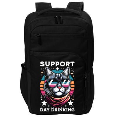 Support Day Ing Advocate Alcohol Enthusiast Cat Gift Impact Tech Backpack