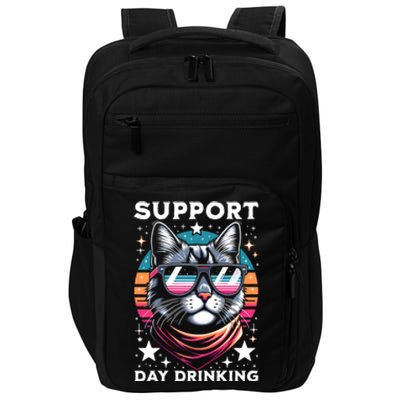 Support Day Ing Advocate Alcohol Enthusiast Cat Gift Impact Tech Backpack