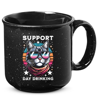 Support Day Ing Advocate Alcohol Enthusiast Cat Gift 15oz Campfire Ceramic Mug