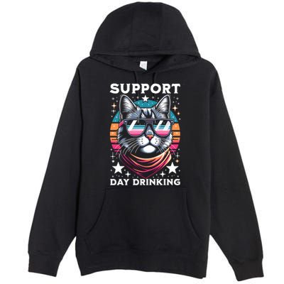 Support Day Ing Advocate Alcohol Enthusiast Cat Gift Premium Pullover Hoodie