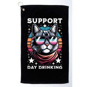 Support Day Ing Advocate Alcohol Enthusiast Cat Gift Platinum Collection Golf Towel